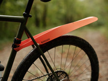 Load image into Gallery viewer, Orange rollable bicycle fender made of recycled plastic